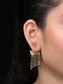 Atrangi Golden Chain Hangings Western Earrings