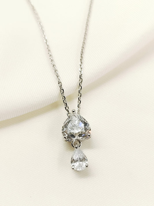 Kanishka 92.5 Silver Swarovski Stone Pendal