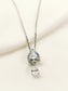 Kanishka 92.5 Silver Swarovski Stone Pendal