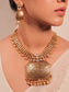 Yukti Plain Antique Necklace Set