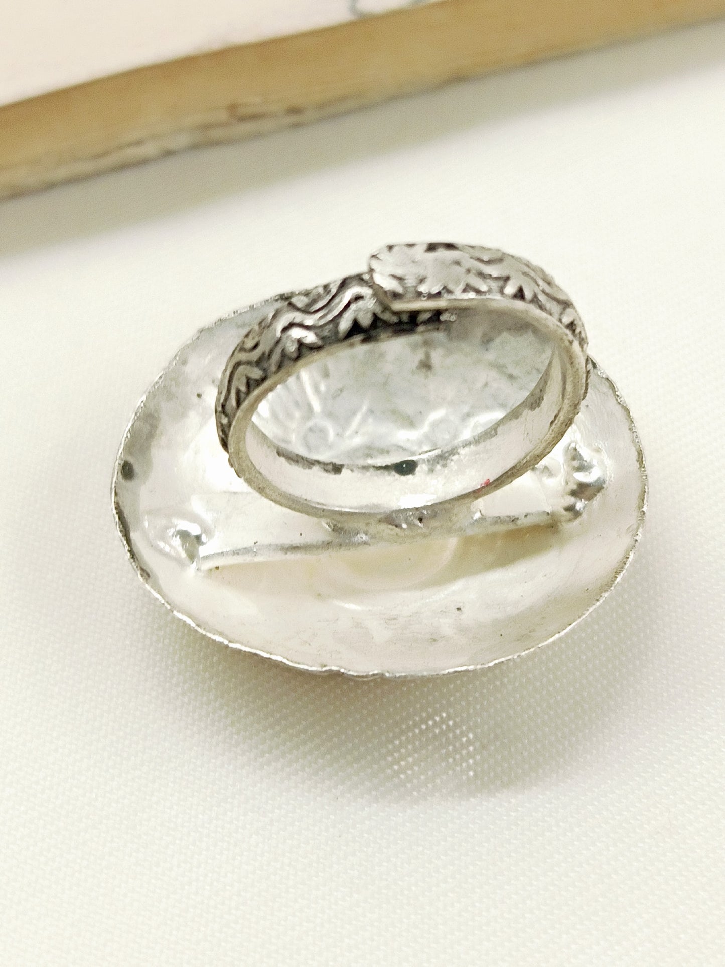 Mudit Silver Tribal Men's Ring