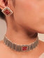 Upwan Ruby Boutique Choker Set