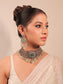 Rajni Mint Green Polki Necklace Set