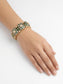 Ahira Green Kundan Bracelet