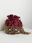 Birch Maroon Heavy Ghungroo Coin Potli Bag
