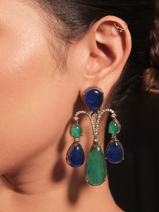 Sanchak G & B Victorian Earrings