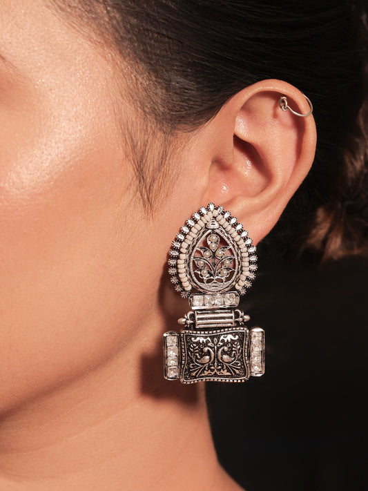 Jinisha White Boutique Earrings