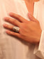 Amara Silver Tribal Finger Ring