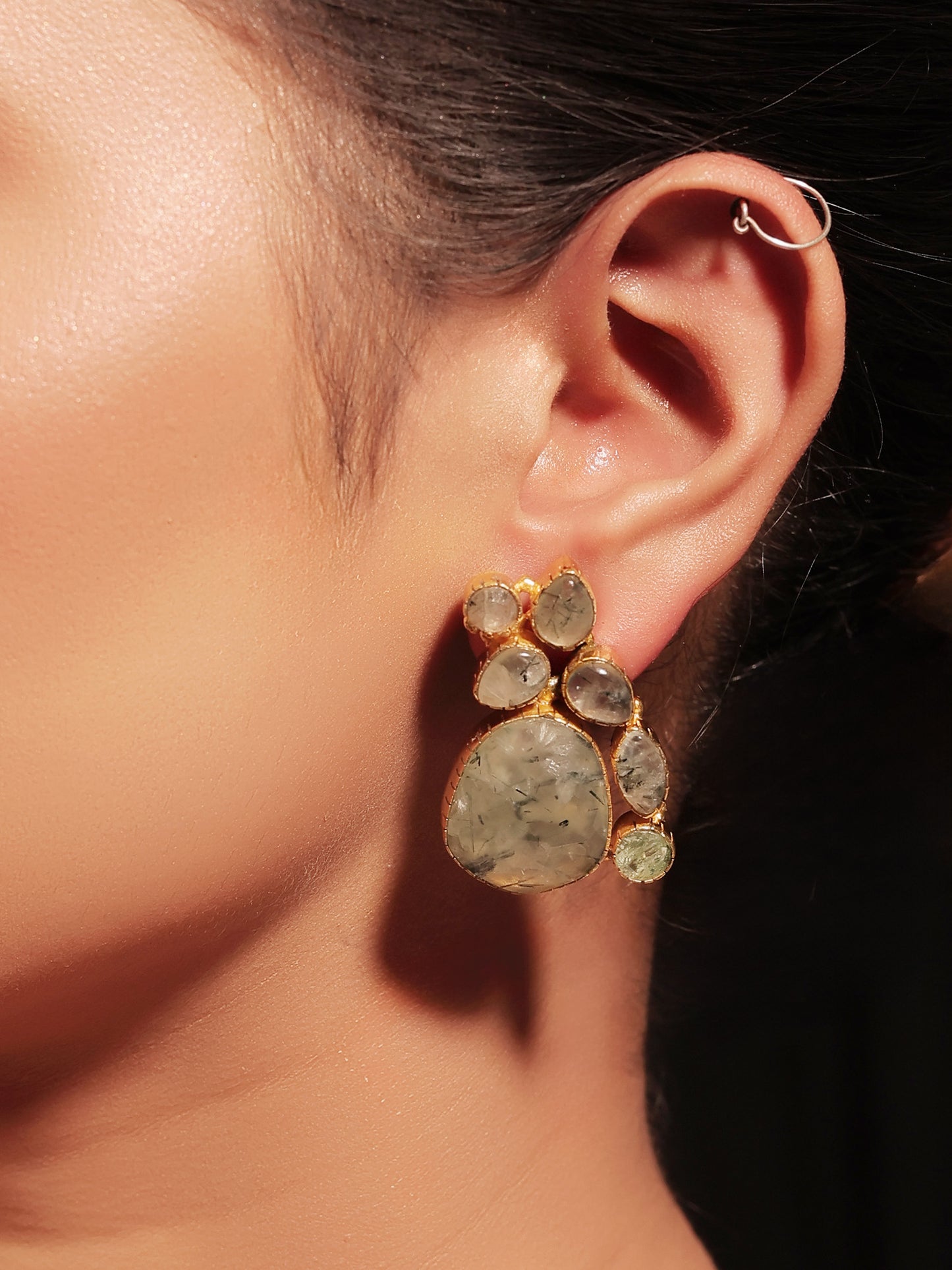 Mauli Mint Green Boutique Earrings
