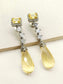 Zilpah Yellow Drop Earrings