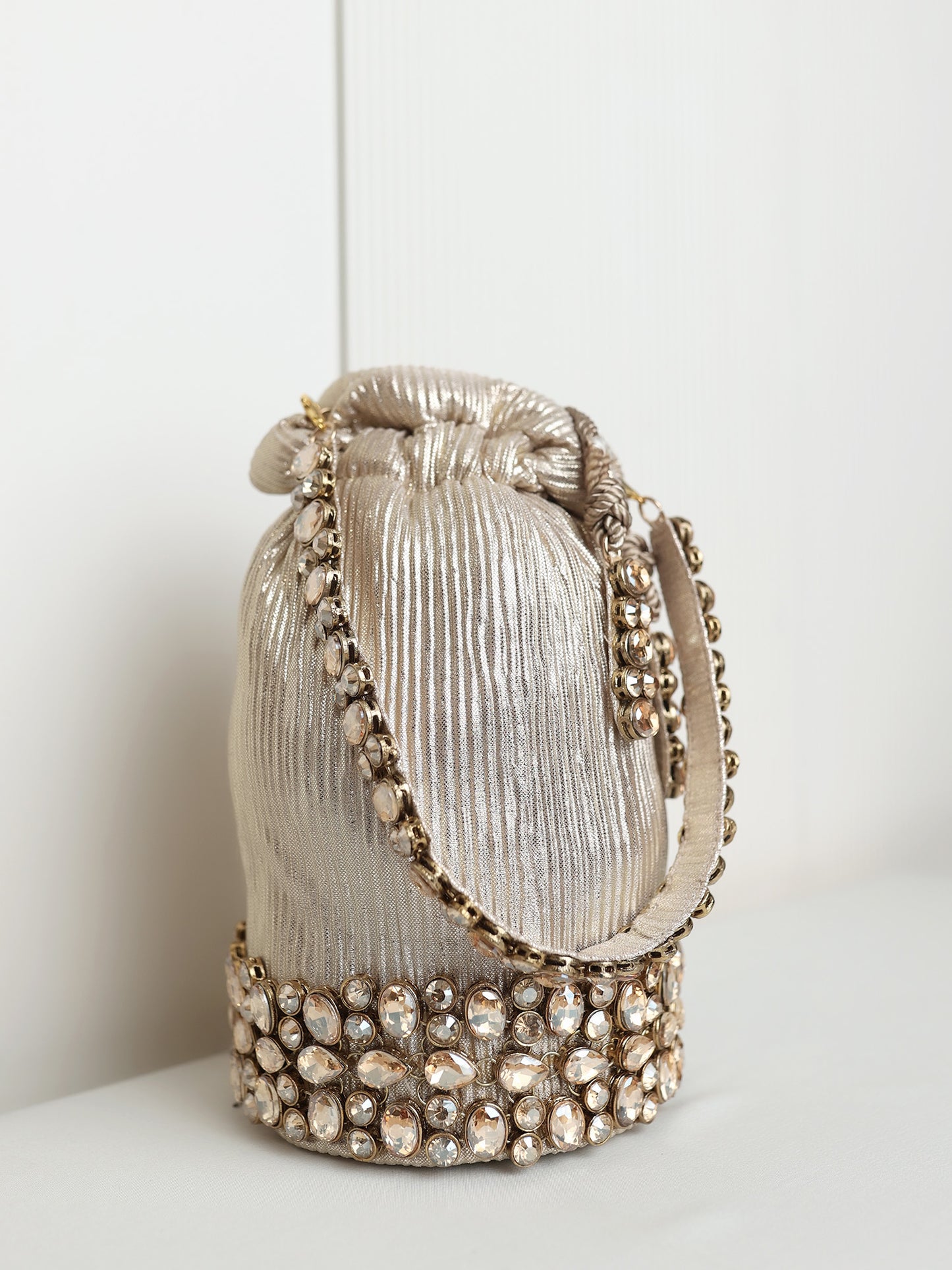 Yohani Golden Potli Bag