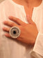 Adelyn Black Men's Finger Ring