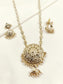 Demira White Pearl Jadau Necklace Set