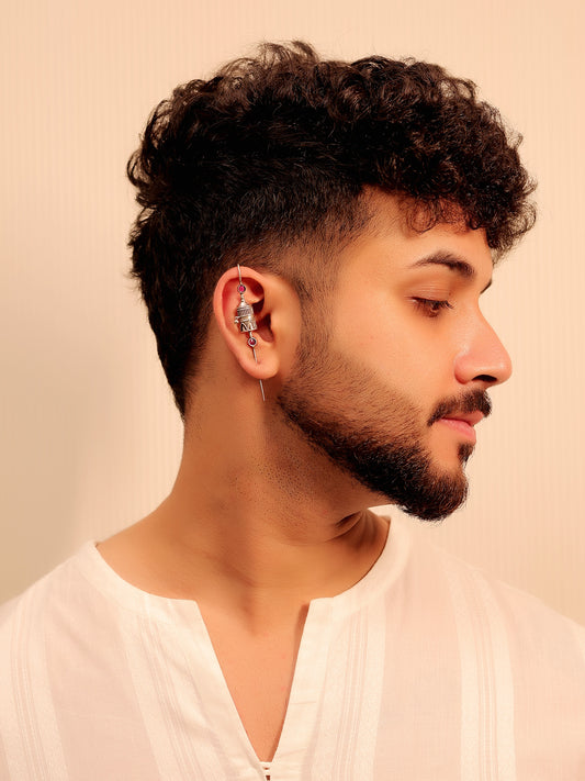 Isharv Ruby Men's Earcuff