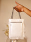 Adeline White Sling Bag
