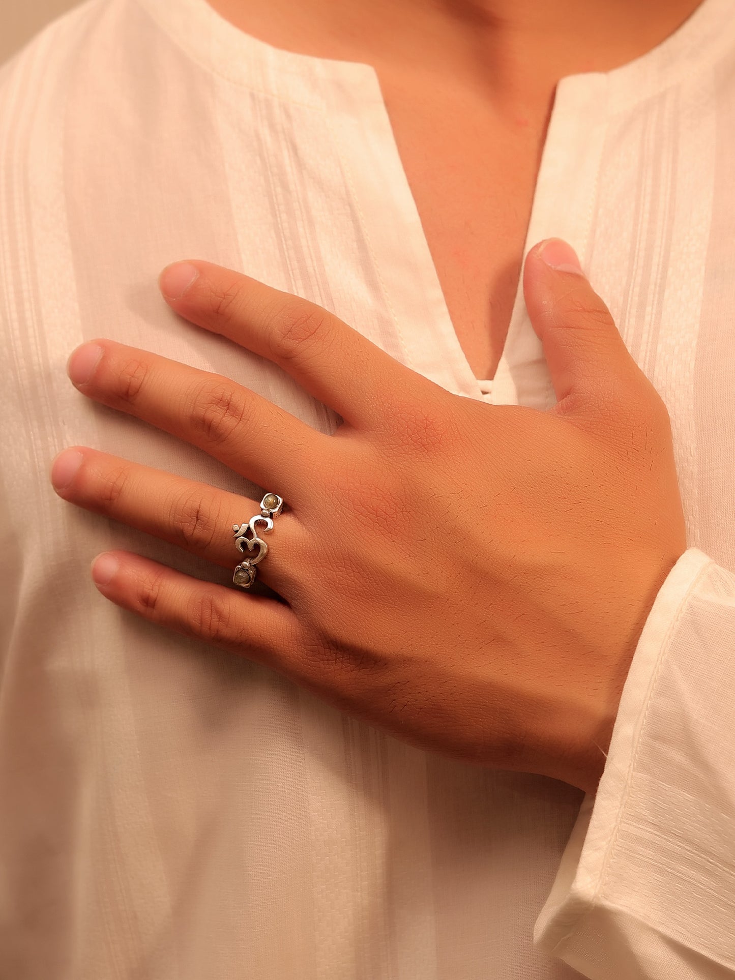 Aalamzeb Brown Men's Finger Ring