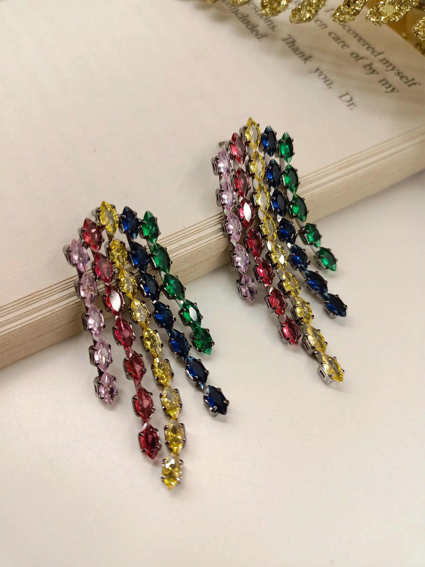 Eshal Multi Coloured Western Earrings