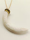 Rumayna White Bone Men's Neckpiece