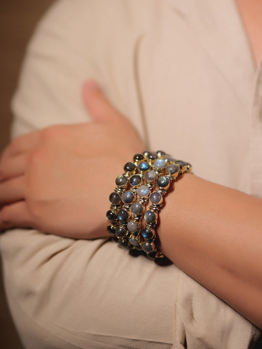 Nimash Moonstone Men's Bracelet[Price Is For Single Piece]