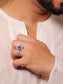 Ruchit Silver Men's Finger Ring