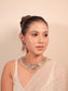 Adalyn White Kundan Necklace Set