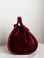 Marlee Maroon Velvet Golden Beaded Potli Bag