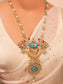 Manika Multi Colour Long Kundan Set