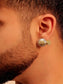 Tanmay Dual Tone Men's Earring With Stud