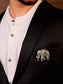 Ronak R&G Elephant Brooch