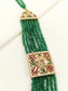 Addarshini Green Jadau Bridal Jewellery Set