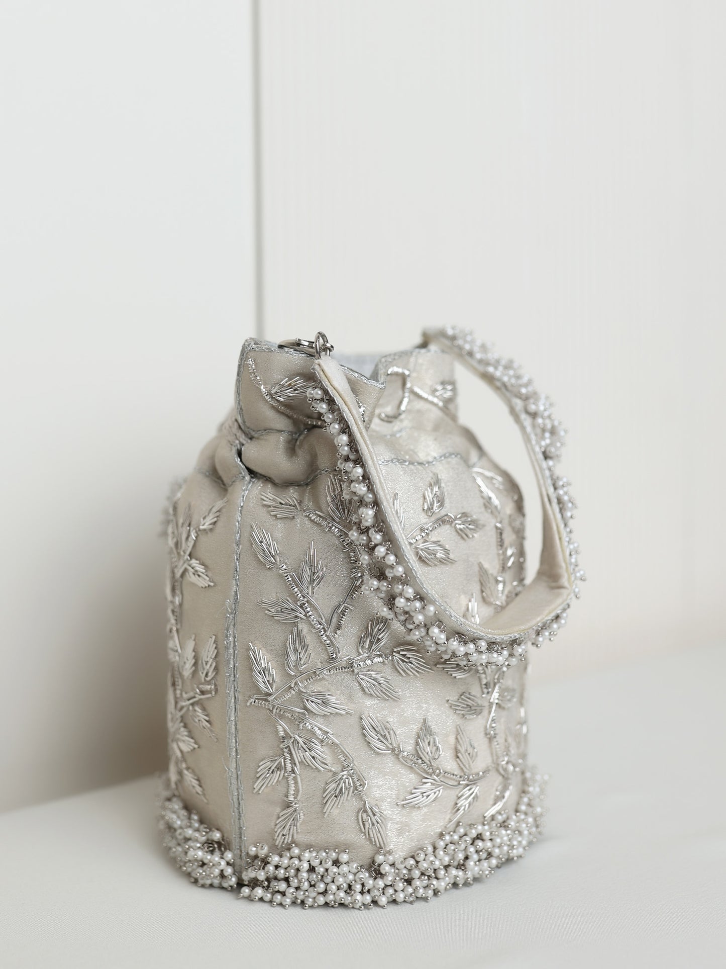 Pareeka Silver Potli Bag