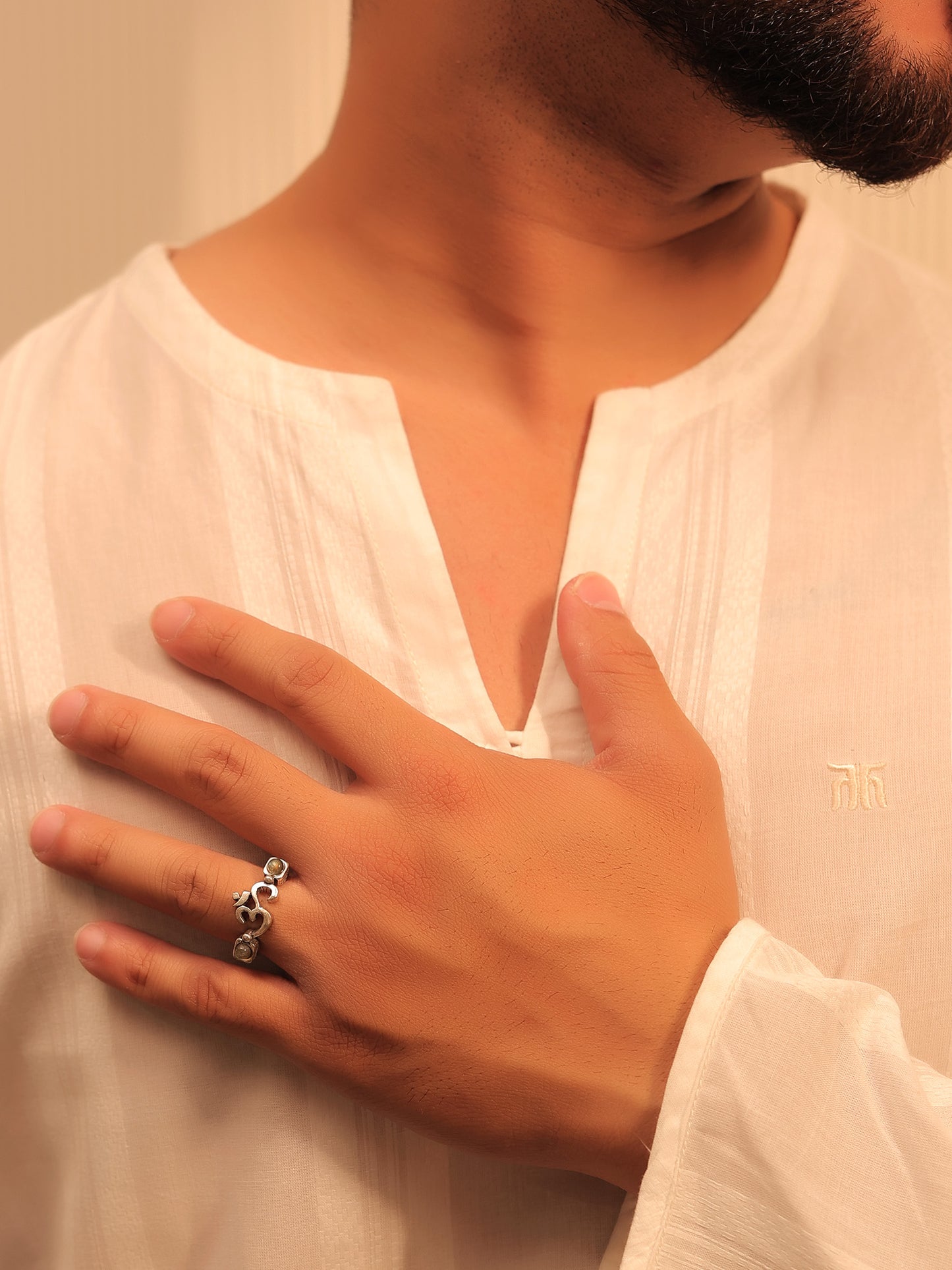 Aalamzeb Brown Men's Finger Ring