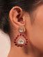 Shuri Majenta Kundan Necklace Set