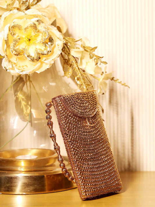 Sidra Golden Mobile Pouch