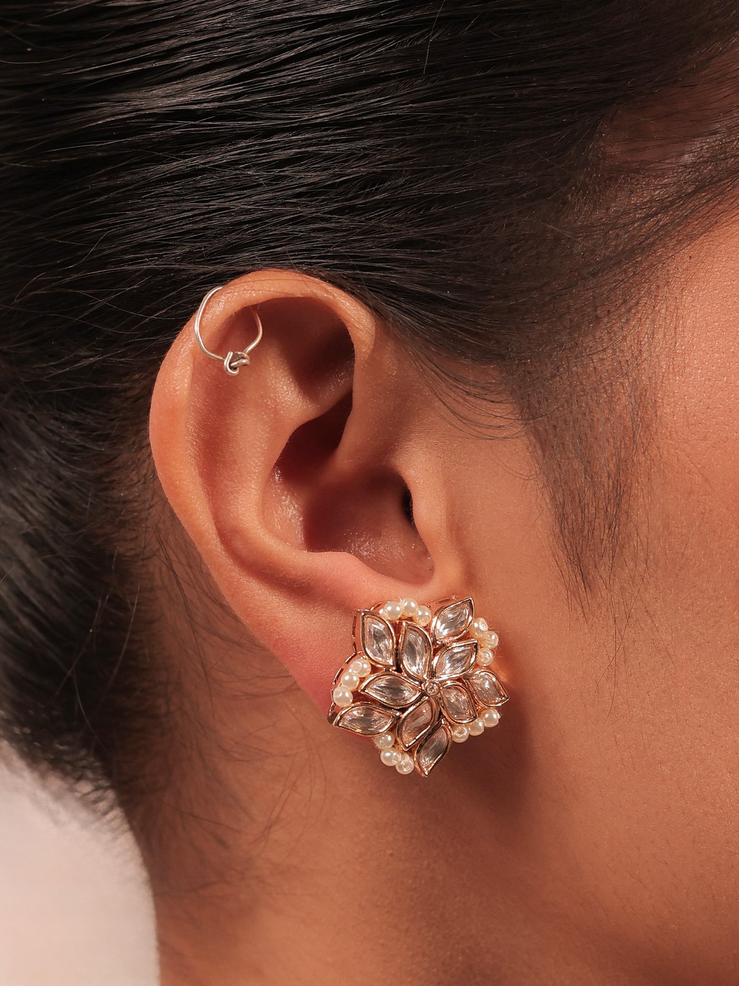 Anupama White Kundan Choker Set