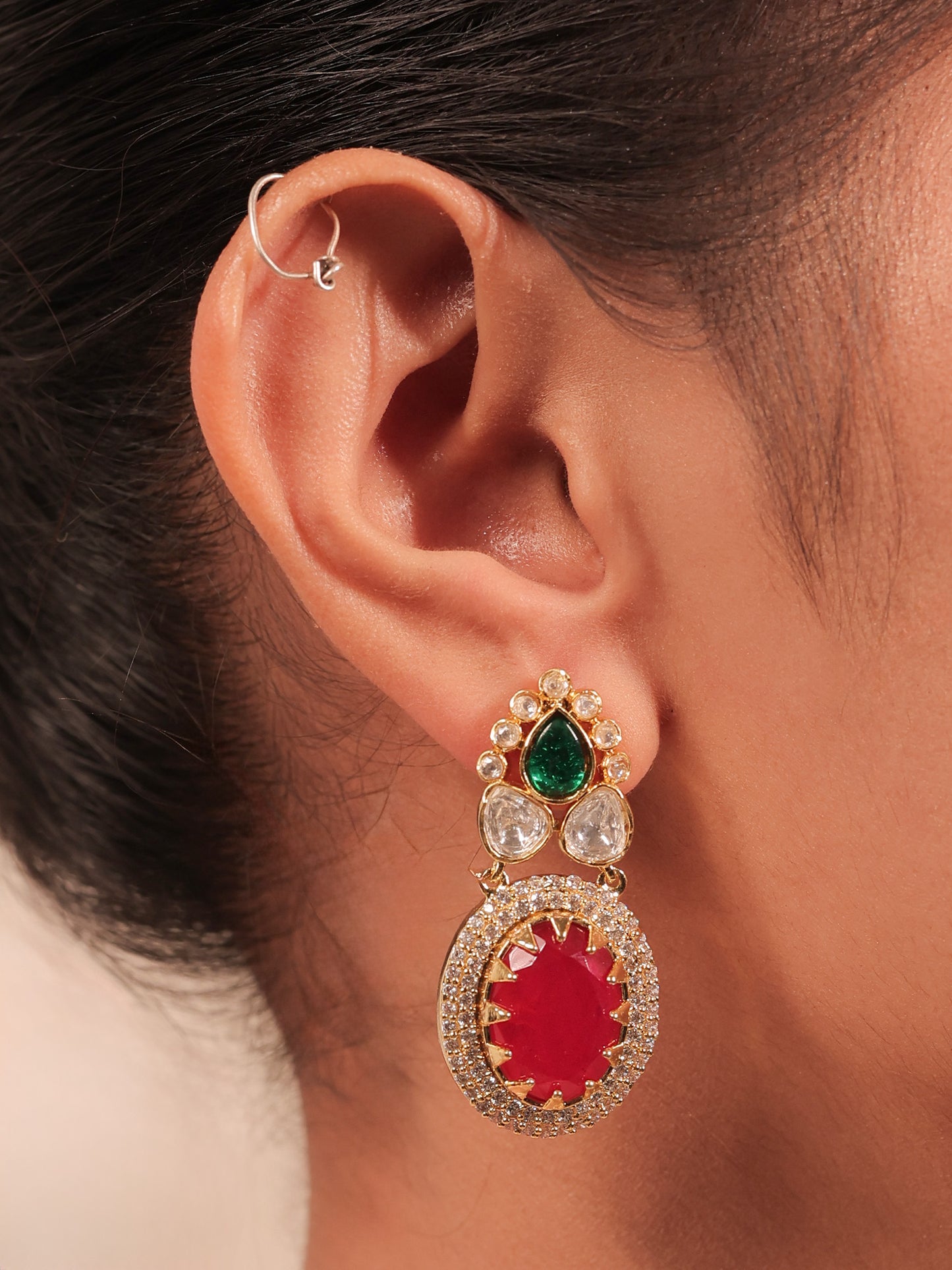 Wardeen R&G Kundan Choker Set
