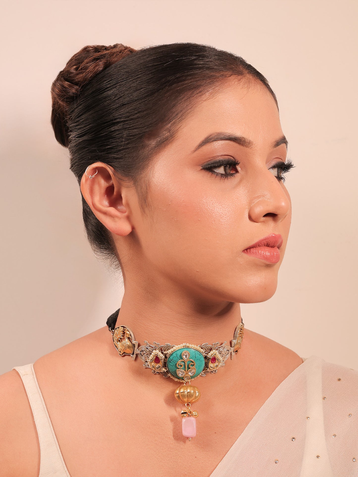 Dwij Firozi Boutique Choker