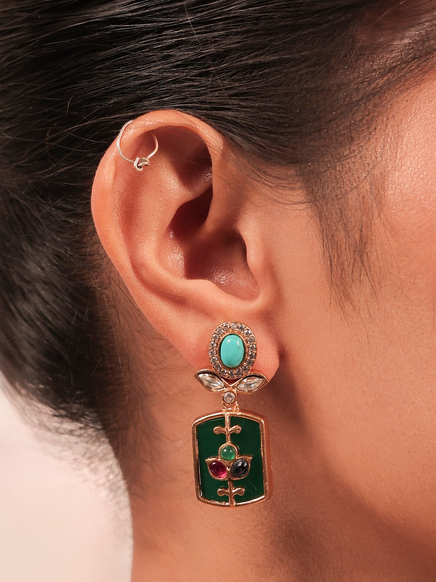 Dimpy Multi Colour Kundan Choker Set