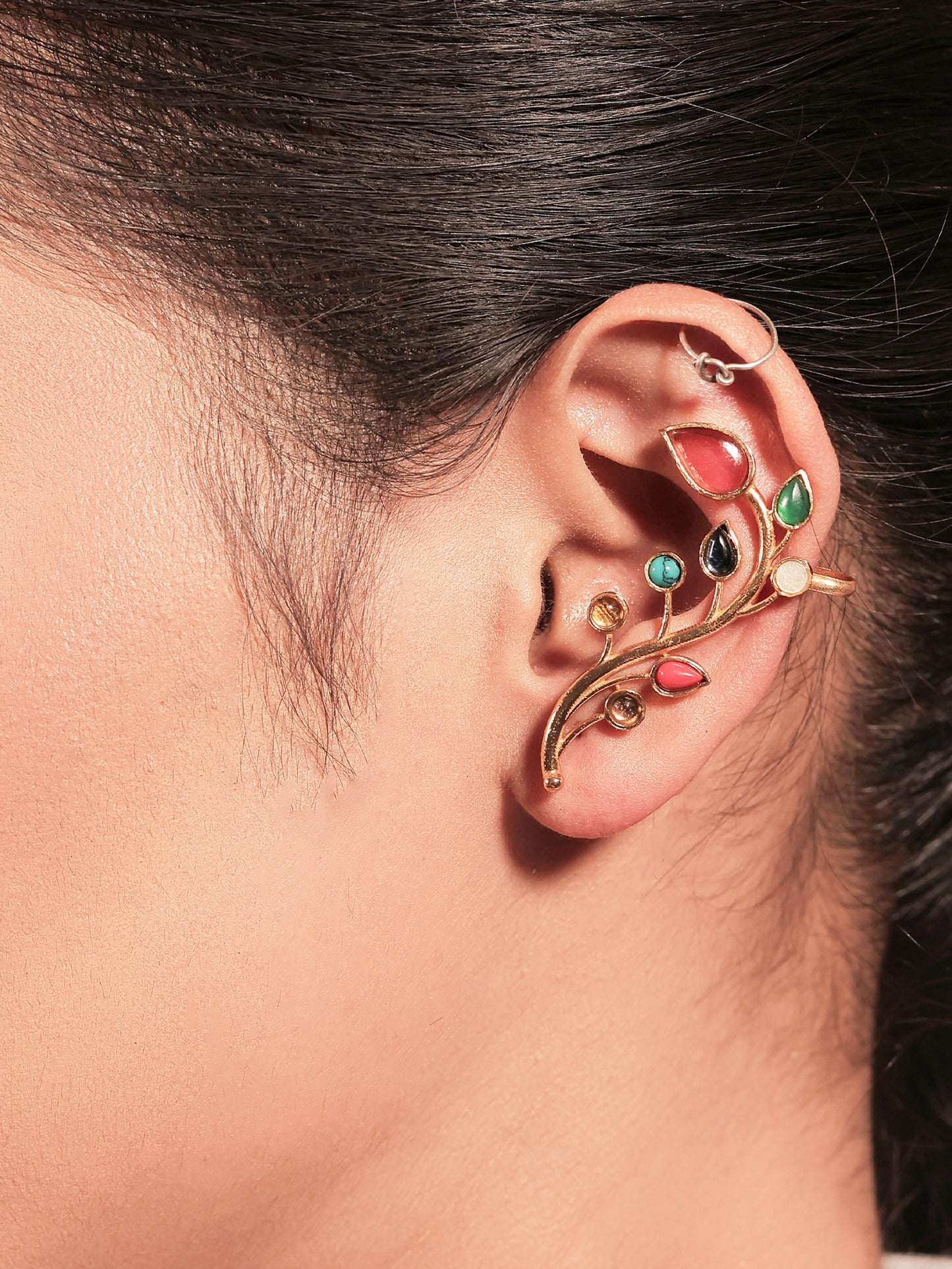 Bhavani Multi Colour Boutique Earcuffs