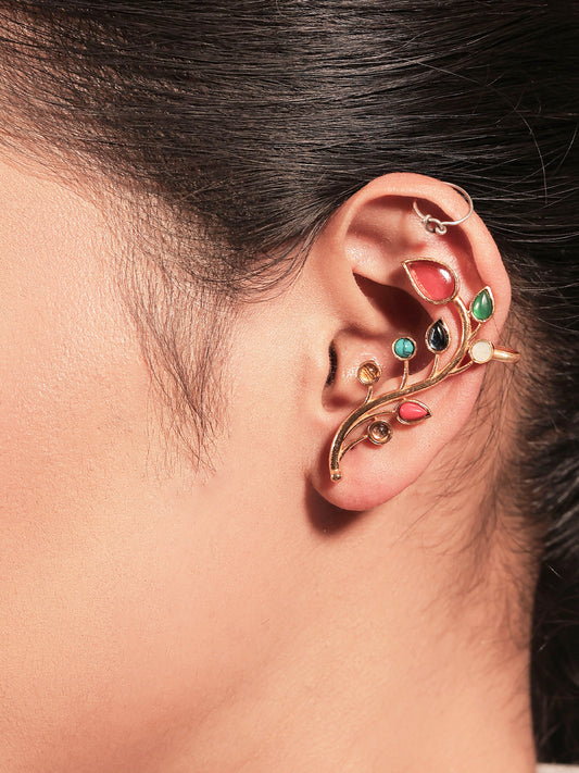 Bhavani Multi Colour Boutique Earcuffs