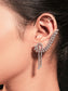 Suhasini White American Diamond Earrings