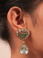 Aadhera Green Kundan Necklace Set