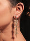 Ruchika White American Diamond Earrings
