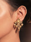 Mukti Off White Gold Plated Kundan Tops