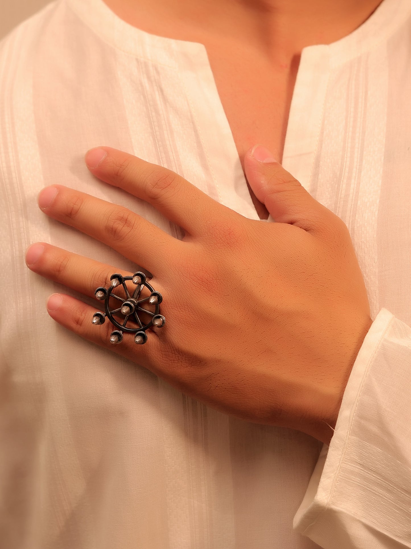 Chirag Plain Men's Finger Ring