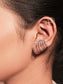 Dhavanjee White American Diamond Earcuffs