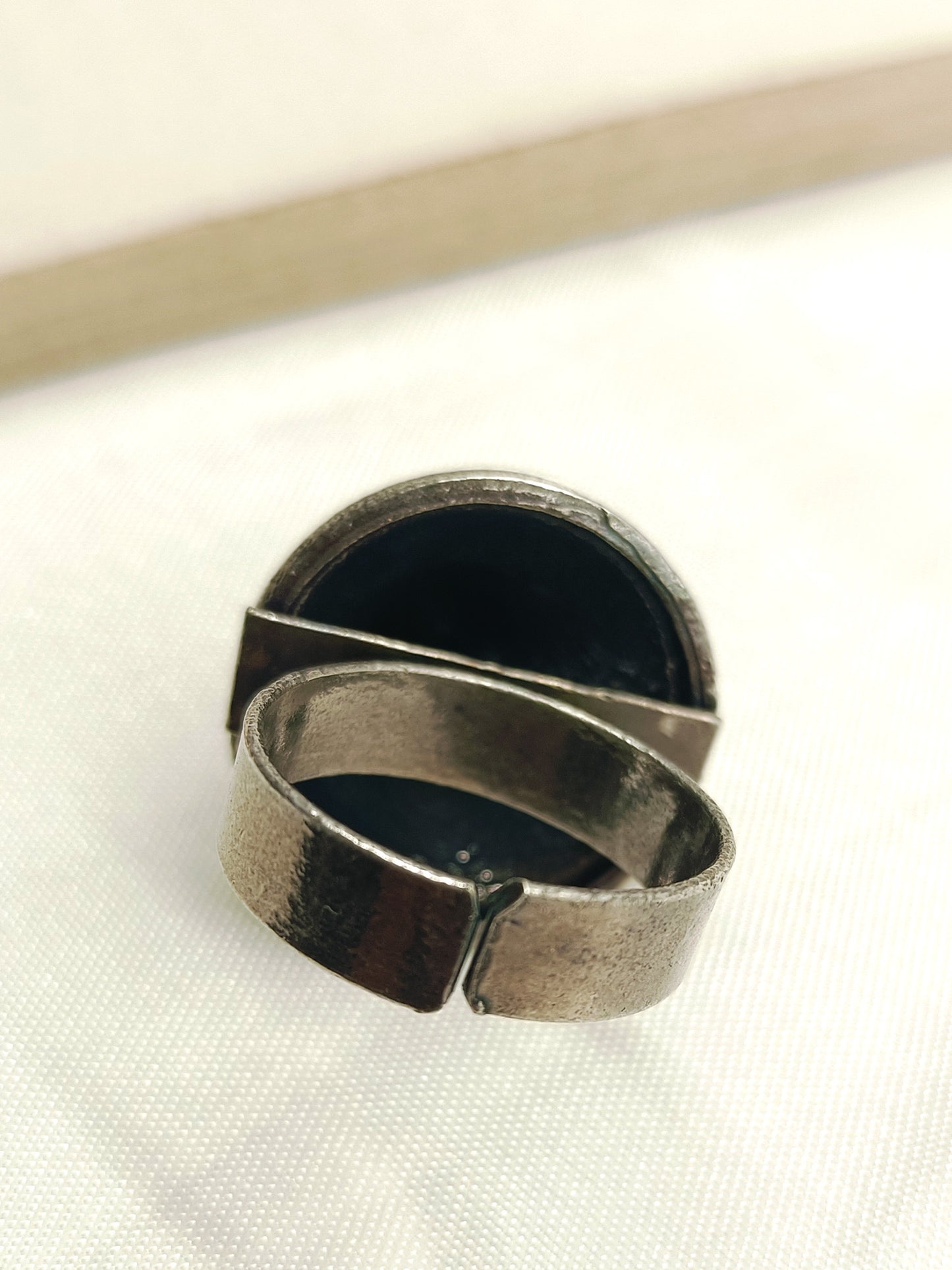 Ajmeri Plain Oxidized Finger Ring