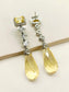 Zilpah Yellow Drop Earrings