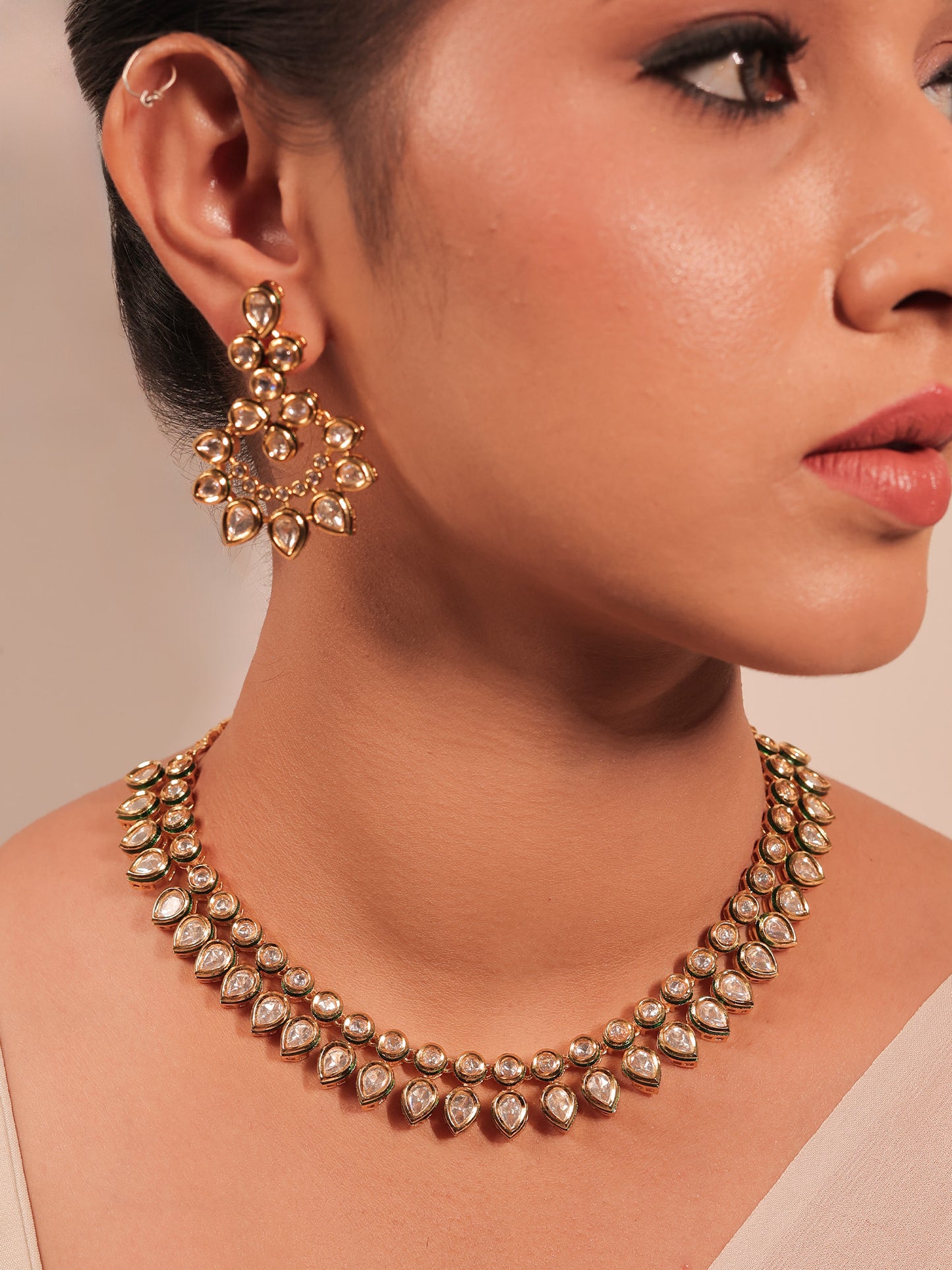 Rakshika Kundan Necklace Set