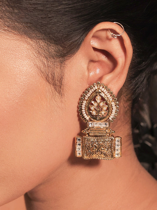 Apoorva White Boutique Earrings